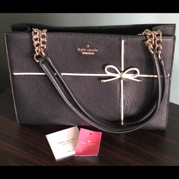 Kate Spade Bag- black & ivory - Picture 10 of 10